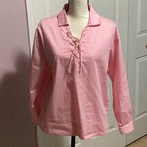 Old Navy Pink Long Sleeve Button Down Shirt